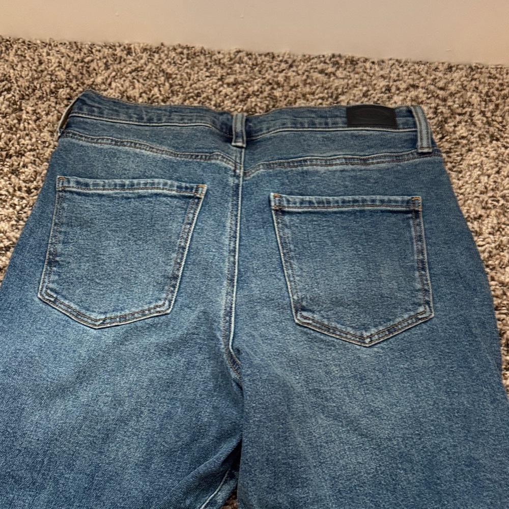 AGOLDE Women's Straight Leg Jeans - Medium Blue - Picture 3 of 3